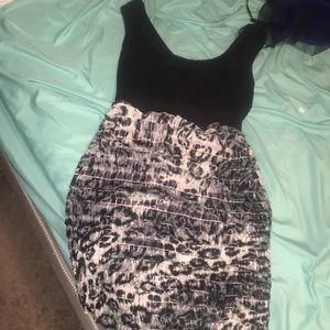 Leopard Print Party Dress
